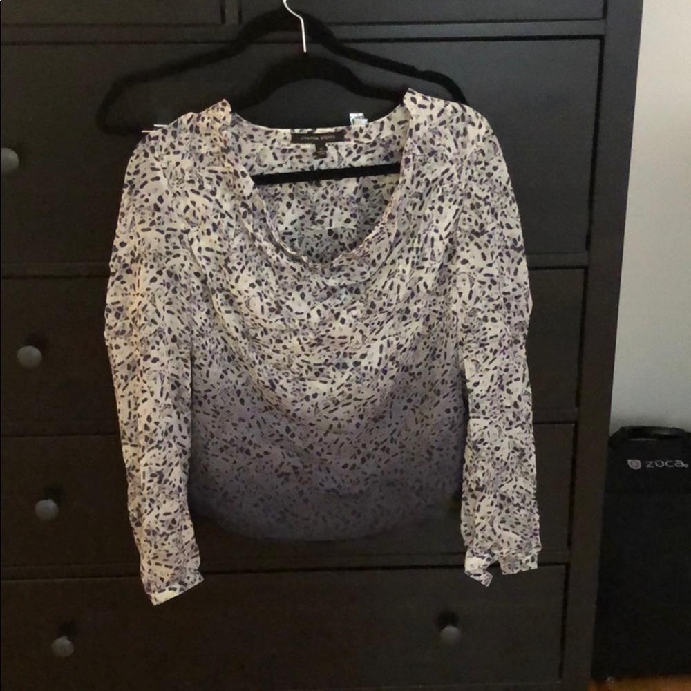 Black and white shirt